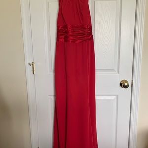 Cherry Red Bridesmaids dress